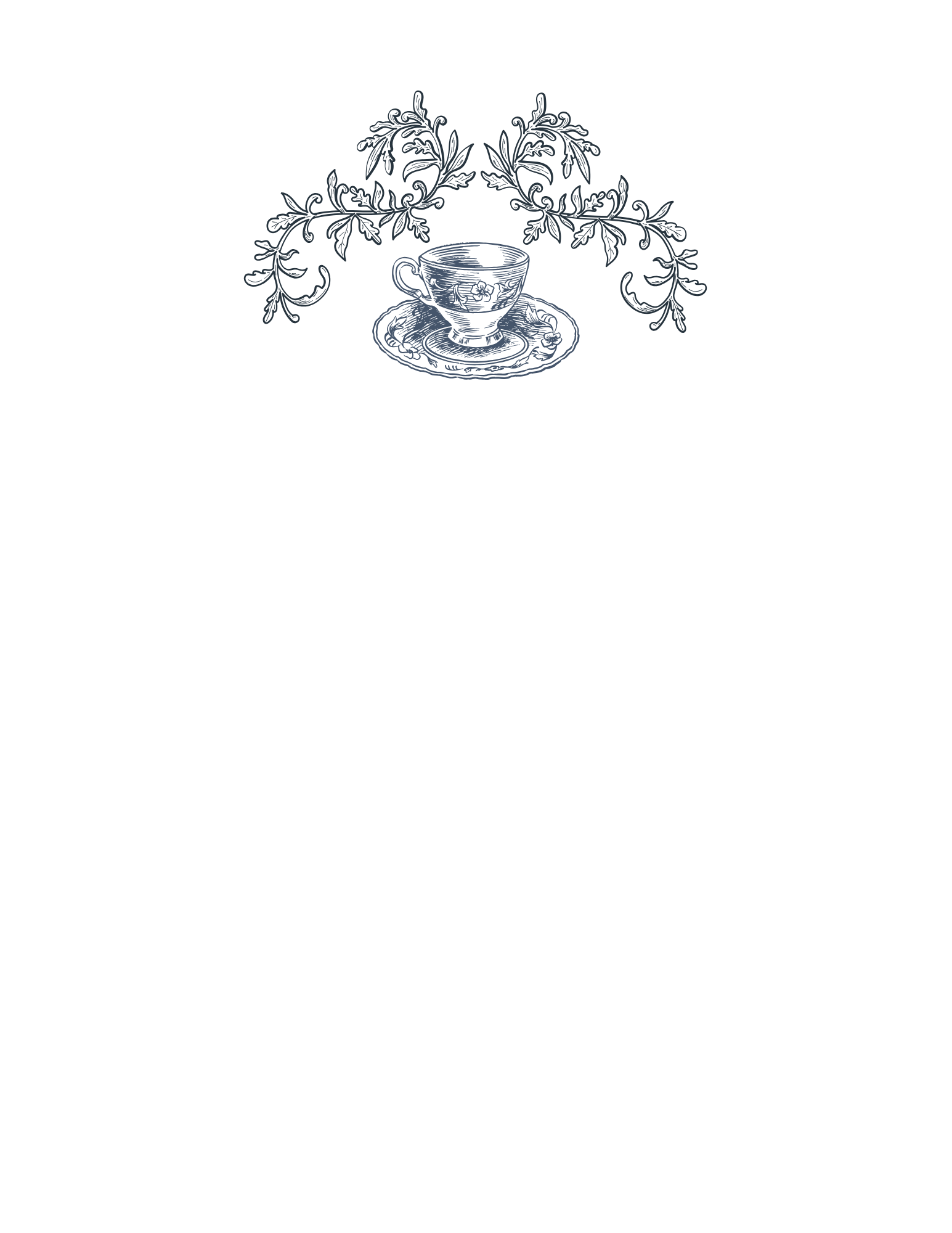 Tea Cup and Foliage